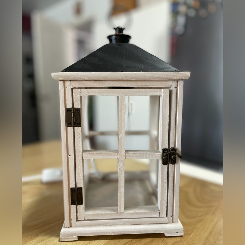 Distressed Lantern Candle Warmer